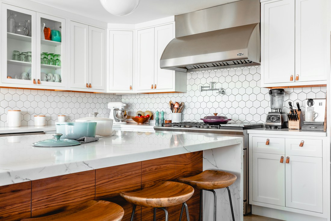 Kitchen cabinets and counter details